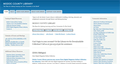 Desktop Screenshot of modoccountylibrary.org