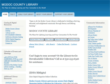 Tablet Screenshot of modoccountylibrary.org